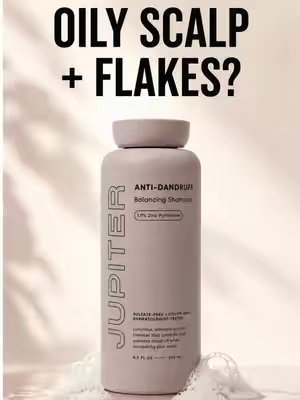 TikTok post by @elida.sahm for Jupiter. Caption reads: [...] 😩 Testing this balancing shampoo from....