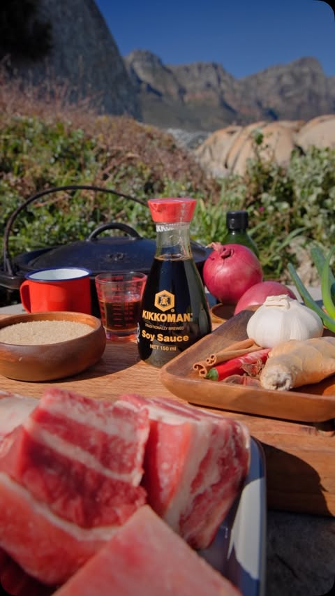 Instagram post by @janbraai for Kikkoman. Caption reads: This is how I flavour with @kikkoman_southafrica....
