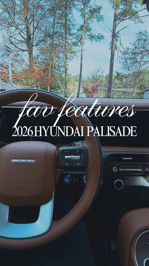 Instagram post by @mariannesoutherland for Hyundai USA. Caption reads: I’ve been driving the 2026 @hyundaiusa Palisade....
