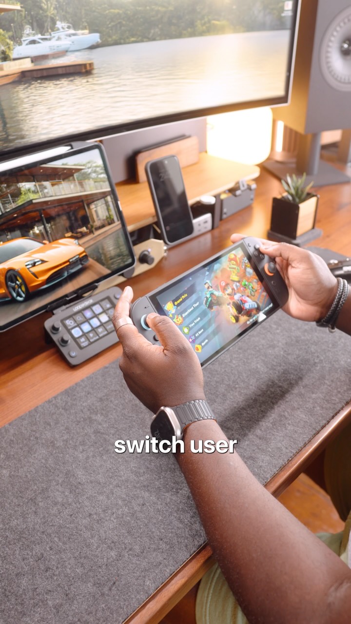 Instagram post by @caimarsalizi for Belkin. Caption reads: Grab or Pass?
Switch 2 @belkin charging....