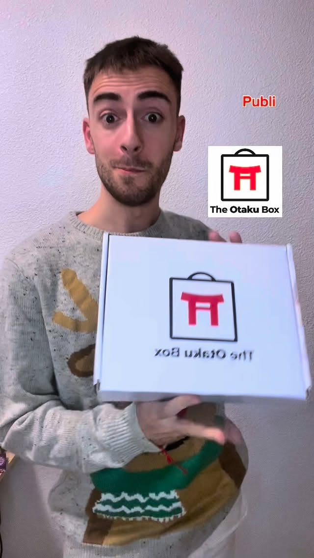 Instagram post by @josemiguel_nvr0 for The Otaku Box. Caption reads: Consigue tu caja de @theotakubox a través del....