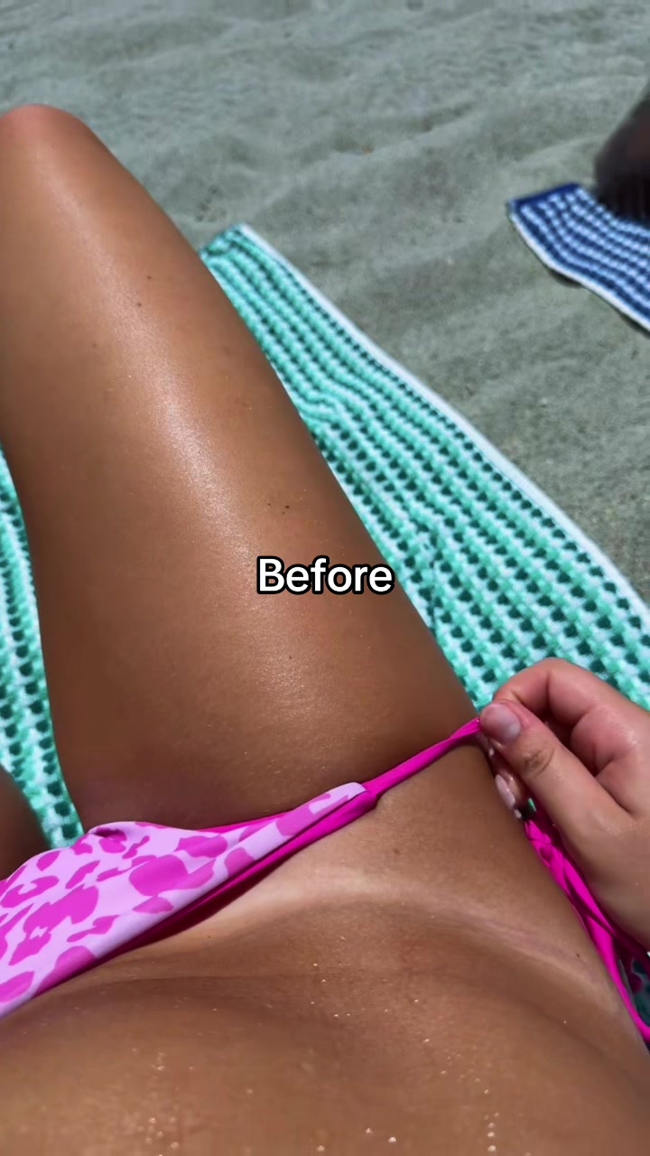 TikTok post by @madebyjulia06 for Carroten Greece. Caption reads: Turned into a perfect tan after that @CARROTEN....