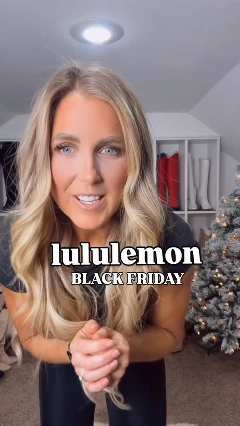 Instagram post by @alexsahlen2 for lululemon. Caption reads: Comment HOLIDAY to grab details on these two....