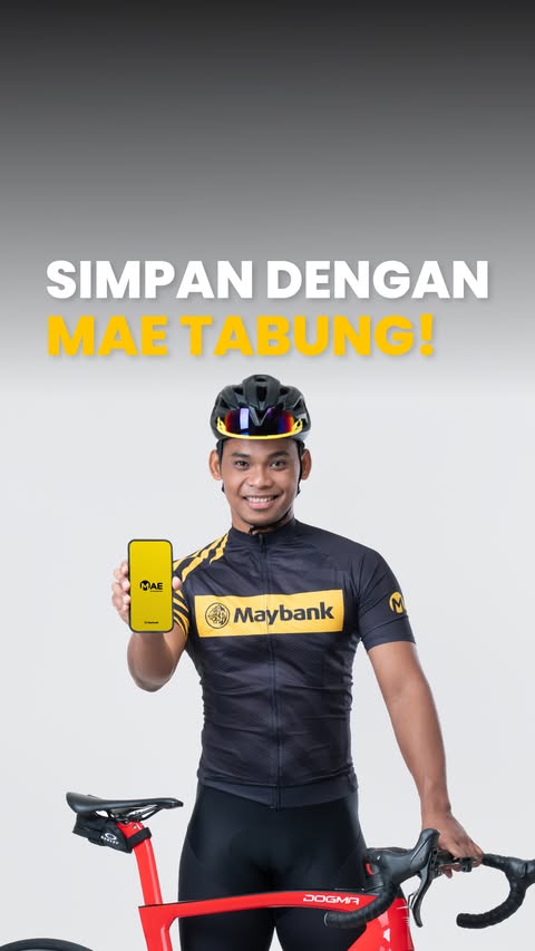 Instagram post by @shahfirdaus95 for Malayan Banking Berhad (Maybank). Caption reads: Lain macam kawan dengan national cyclist ni.....