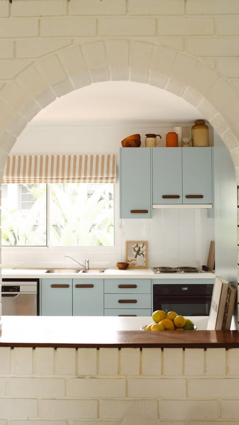 Instagram post by @genevavanderzeil for Benjamin Moore. Caption reads: [...] or peeled at all! Full credit to....