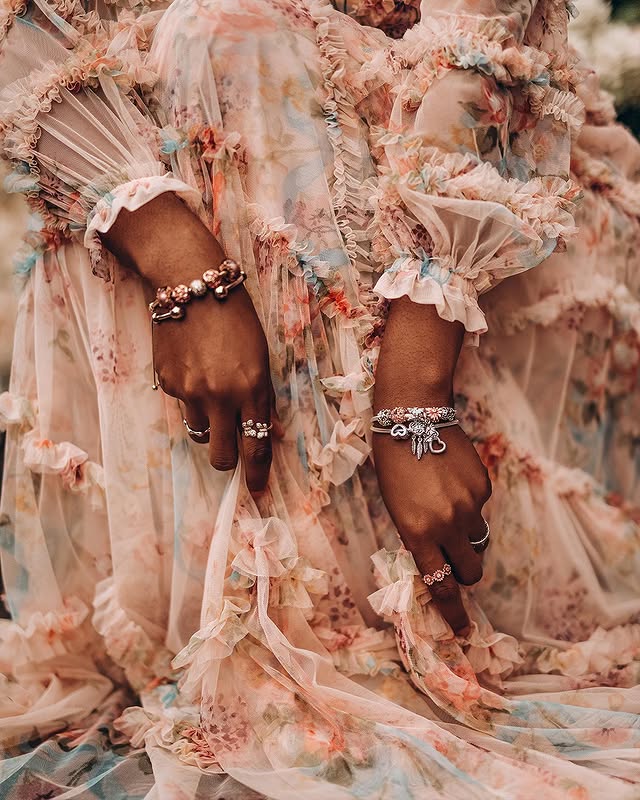 Instagram post by an influencer for Pandora. Caption reads: [...] to say the least. @theofficialpandora as a....