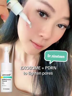 TikTok post by @dgirlcarrot for Dr. Nineteen. Caption reads: Meet this Dr. nineteen Porexsome ReDRN Exosome....
