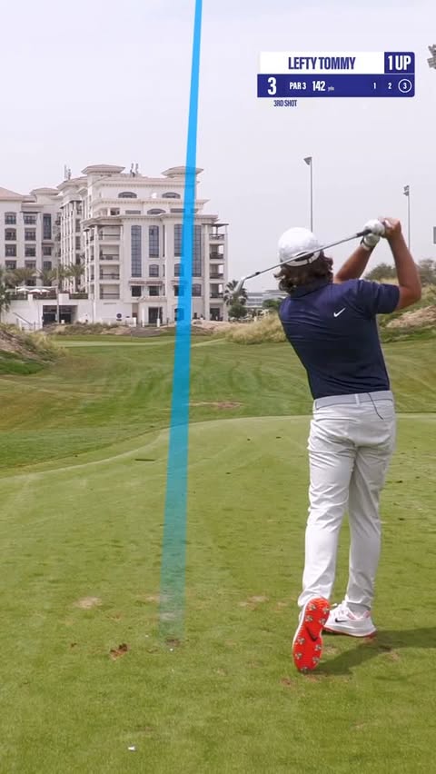 Instagram post by @officialtommyfleetwood for TaylorMade Golf. Caption reads: Left-handed @officialtommyfleetwood is one of us!....