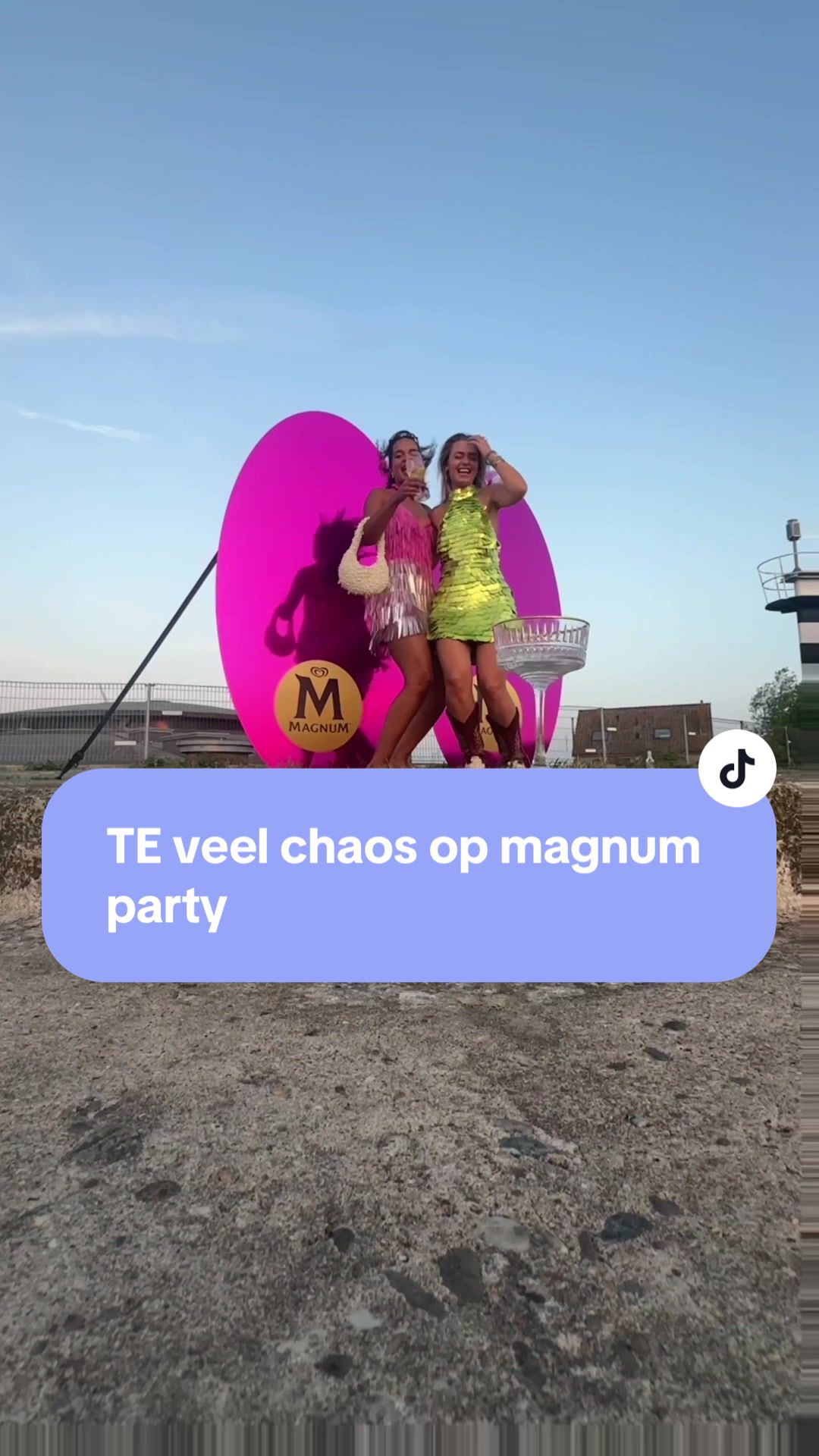TikTok post by @guusje.willemse for Parfumado. Caption reads: Die laatste shots zijn weer te relatable hahaha 🥲....