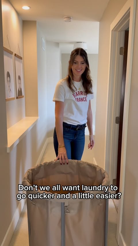 Instagram post by @recommended.by.rachel for SONGMICS HOME. Caption reads: Black Friday laundry hacks! This quality hamper....