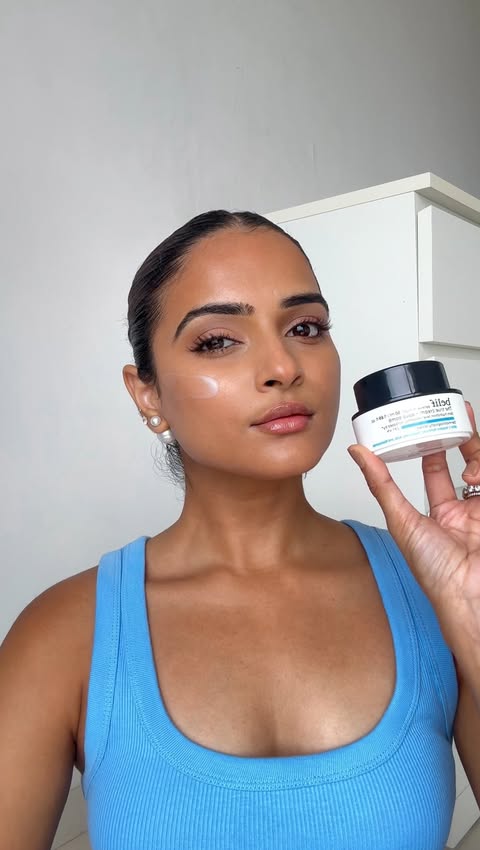 Instagram post by @maulipatell_ for belif USA. Caption reads: Ad| Skincare I keep coming back to 🤍 @belifindia....