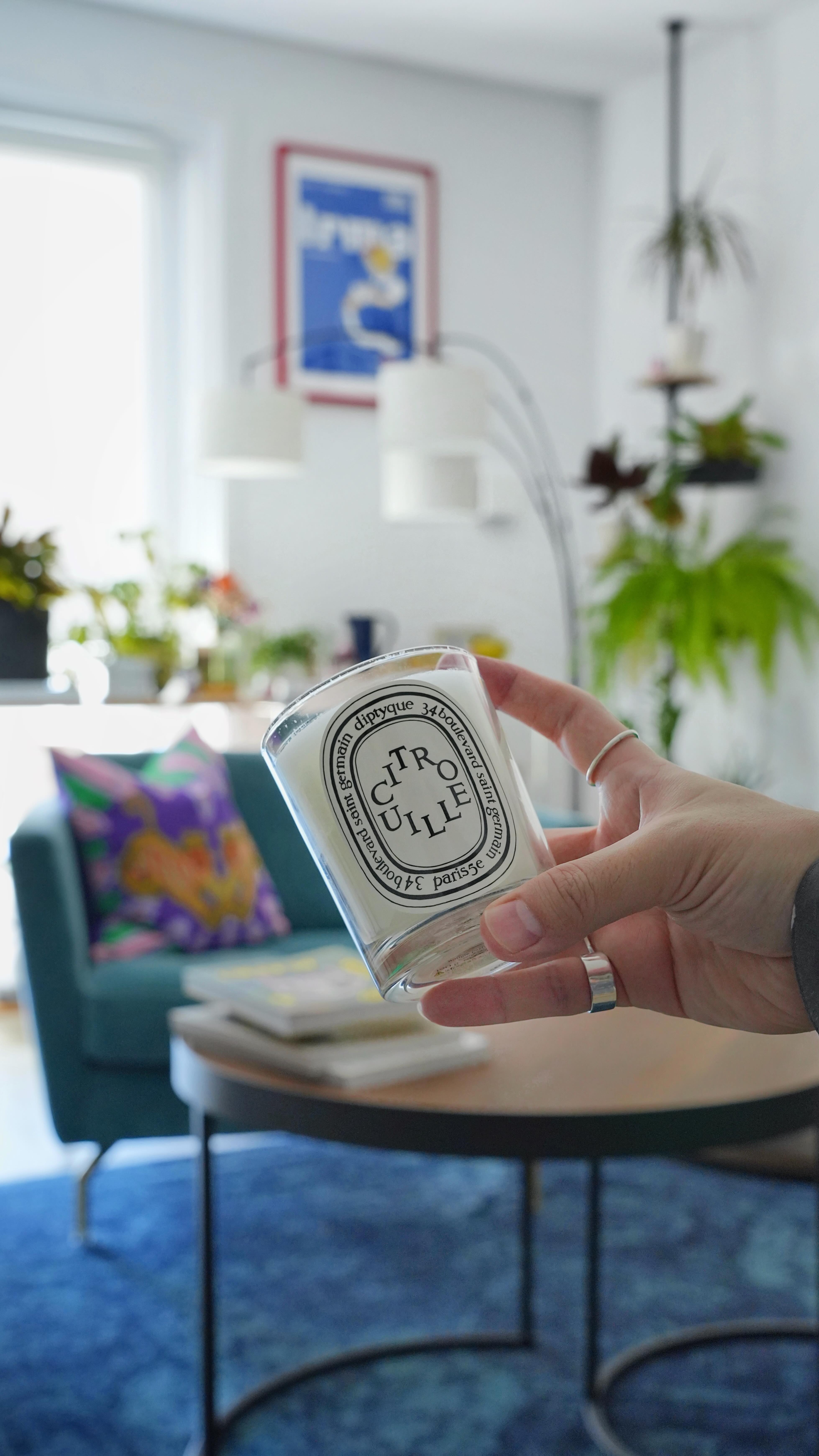 Instagram post by @hiroshige_eto for Diptyque. Caption reads: DIPTYQUEの限定キャンドル
「CITROUILLE....