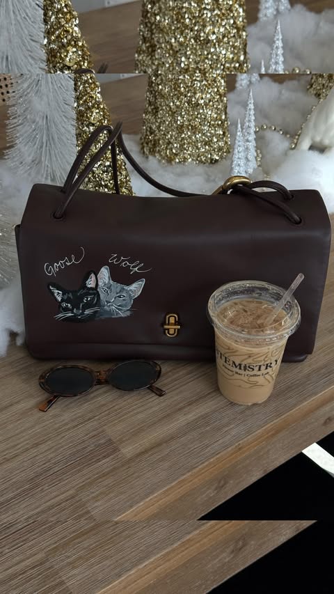 Instagram post by @gabidaiagi for Edikted. Caption reads: styling camo shorts from @edikted 🖤
which outfit....