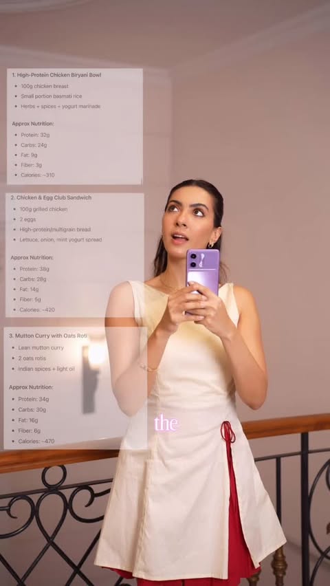 Instagram post by @nikimehra for HMD. Caption reads: [...] tailor made for Indian needs 💘🤌🏻 #Ad....