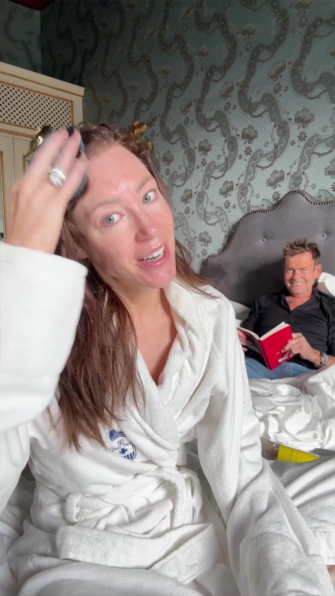 TikTok post by @lornaluxe for Elizabeth Arden. Caption reads: [...] @SKIN ROCKS The Amplifier @Elizabeth Arden....