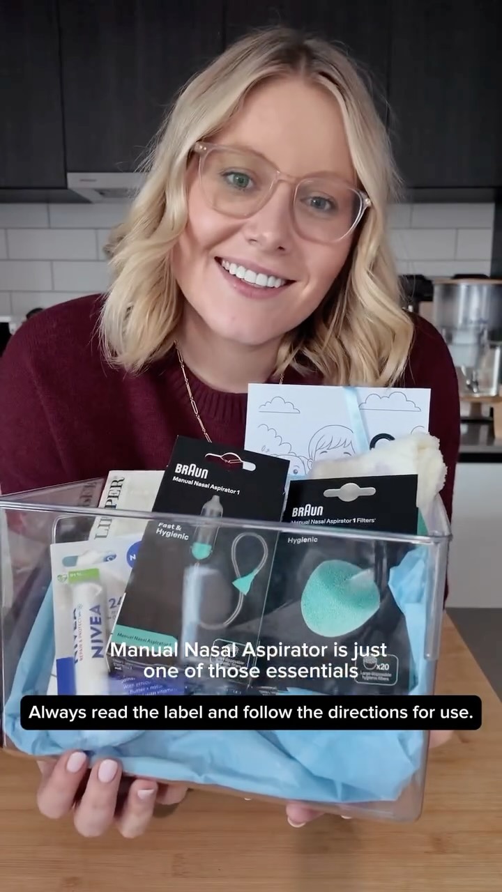 Instagram post by @abbeyfwebbers for Braun. Caption reads: It’s that time of year… and the winter bugs are....