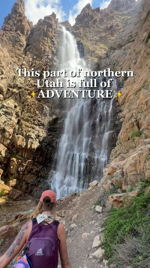 Instagram post by @kristenmayx for Visit Utah. Caption reads: Your sign to visit the Ogden Valley in @visitutah....