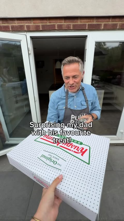 Instagram post by @puwtok for Krispy Kreme Doughnuts. Caption reads: family get togethers >>> ad @krispykreme.