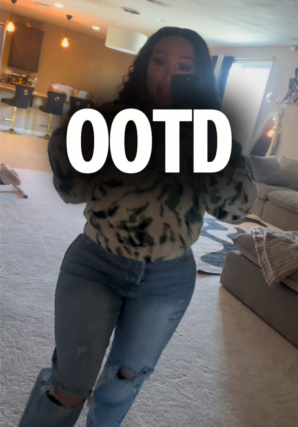 TikTok post by @queenc_707 for PUMIEY. Caption reads: [...] shop @Billabong Official @Fashion Nova....