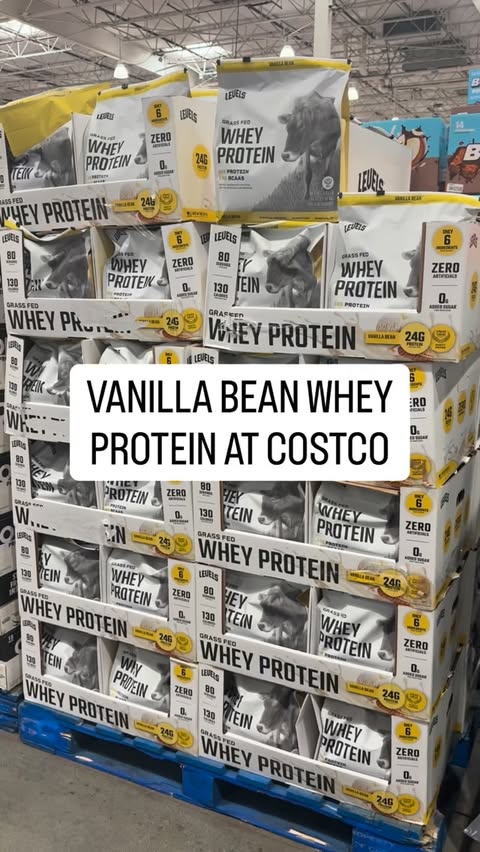 Instagram post by @costcothisweek for Levels Protein. Caption reads: 🌟So excited to announce that Levels Vanilla Bean....
