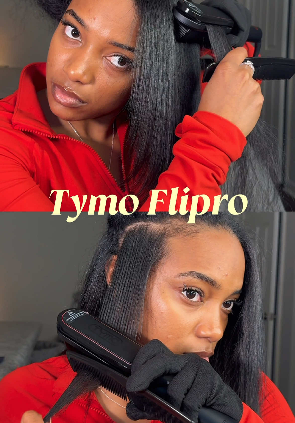 TikTok post by @butimbria for TYMO Beauty. Caption reads: [...] this is AMAZING ❤️@TYMO BEAUTY US....