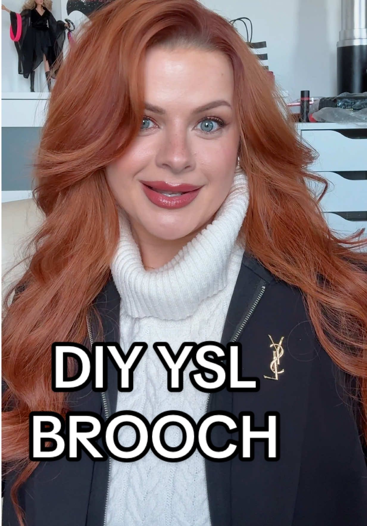 TikTok post by @erinduganjurchak for YSL Beauty. Caption reads: THIS IS ALL YOUR FAULT @YSL Beauty YOU MAKE YOUR....