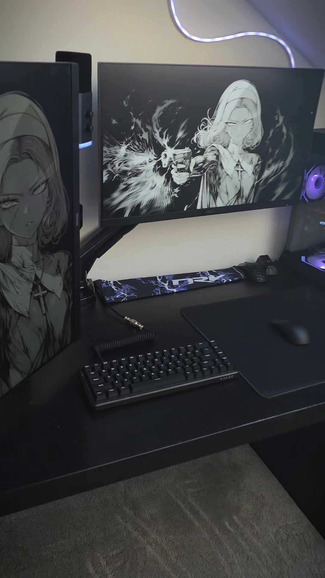 TikTok post by @j1._tech for Attack Shark. Caption reads: A huge Thank you to @ATTACK SHARK for sending out....