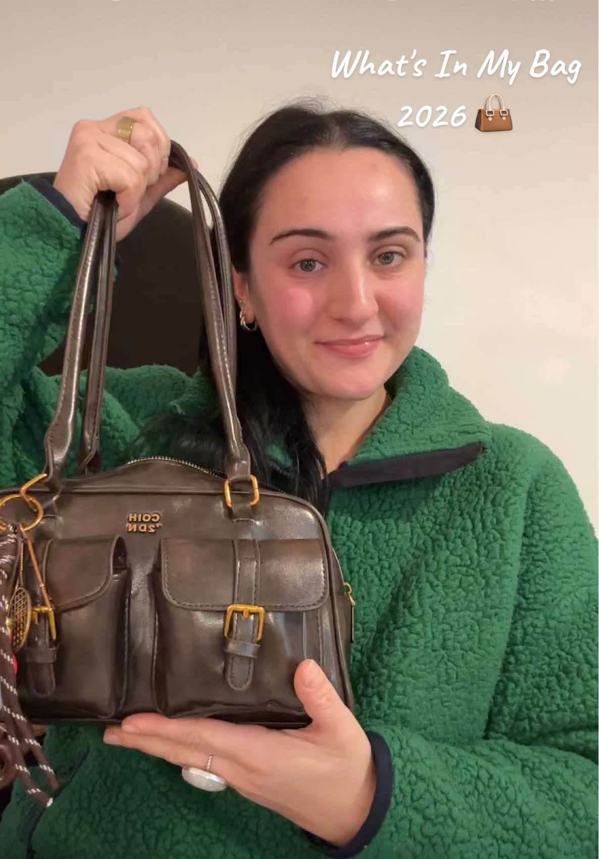 TikTok post by @serenapz for MOSH. Caption reads: [...] Nothing.Global @ili New York @Bag Balm®....