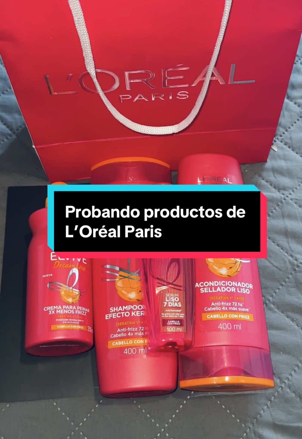 TikTok post by @fernandez.jos for ForMe Tips. Caption reads: Recomendadisimo, amé la nueva Línea de Loreal....