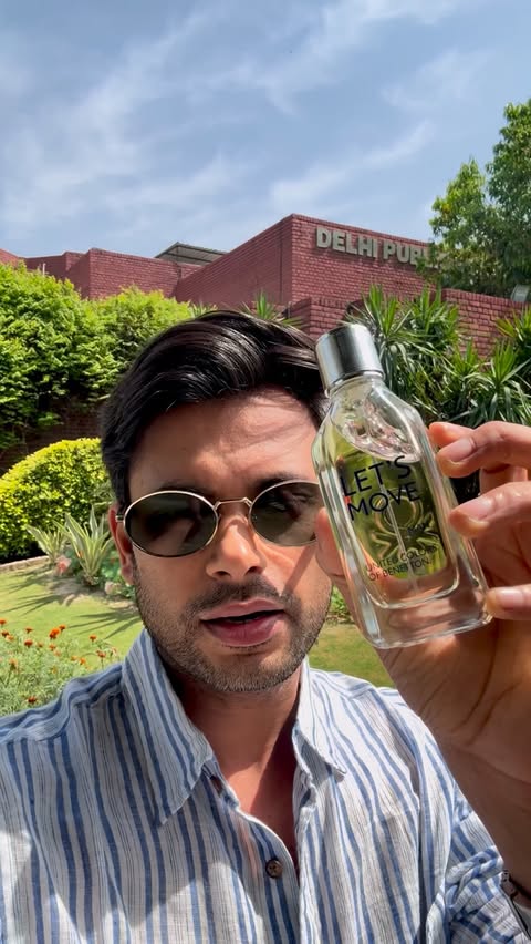 Instagram post by @lalit_fragrance for United Colors of Benetton. Caption reads: Let’s Move @benetton @benetton_india....