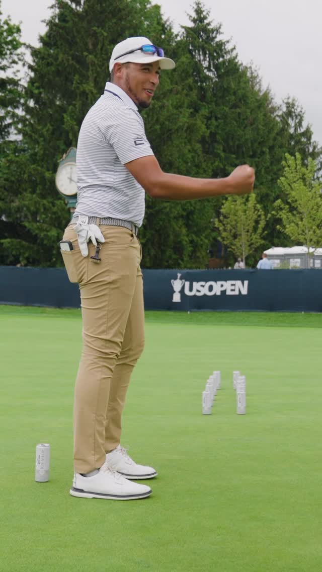 Instagram post by @usopengolf for Corona USA. Caption reads: Golf’s toughest test, reimagined with Corona....