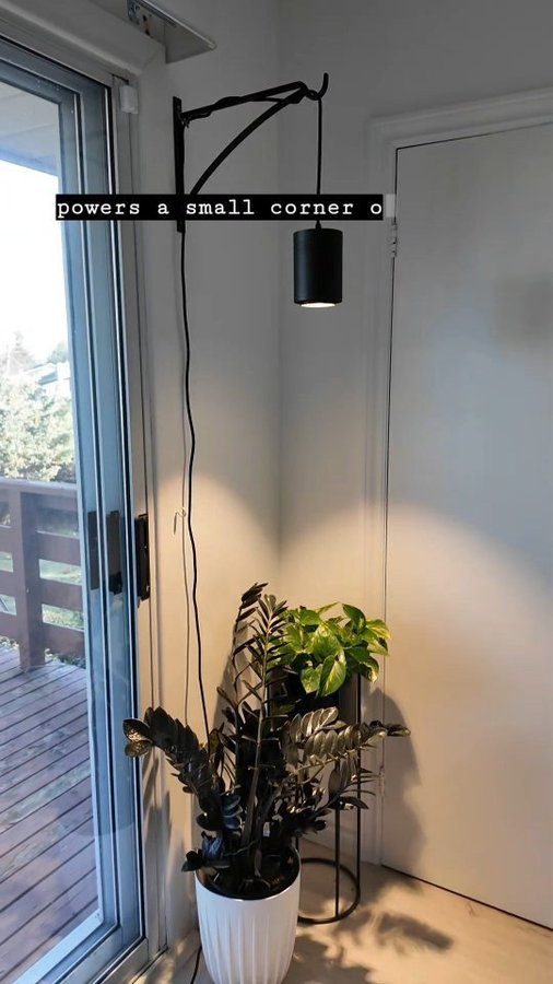 Instagram post by @houseplantjournal for Soltech. Caption reads: [...] 'LIGHT' for the link to the sale!....