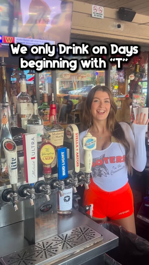 Instagram post by @projectjl21 for Hooters. Caption reads: Just these days…
Hooters Boca Raton serving up....