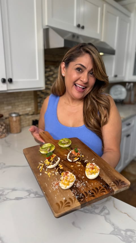 Instagram post by @happybelliesbyjenny for Eggland's Best. Caption reads: [...] soo good! #ad I love cooking with....