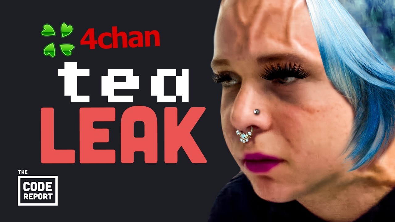 YouTube post by @Fireship for TechCrunch. Caption reads: The dating app that doxxed 72,000 women....