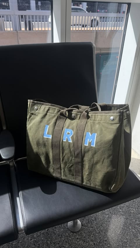 Instagram post by @lucyraemcfadin for Glossier. Caption reads: Safe to say I’m well prepared @glossier 💝....