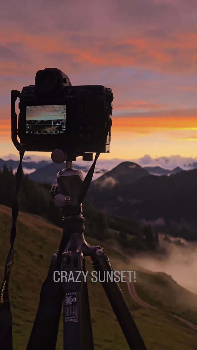 Instagram post by @kilianschoenberger for Nikon DACH. Caption reads: Epic Sunset

Perhaps the most impressive sunset....