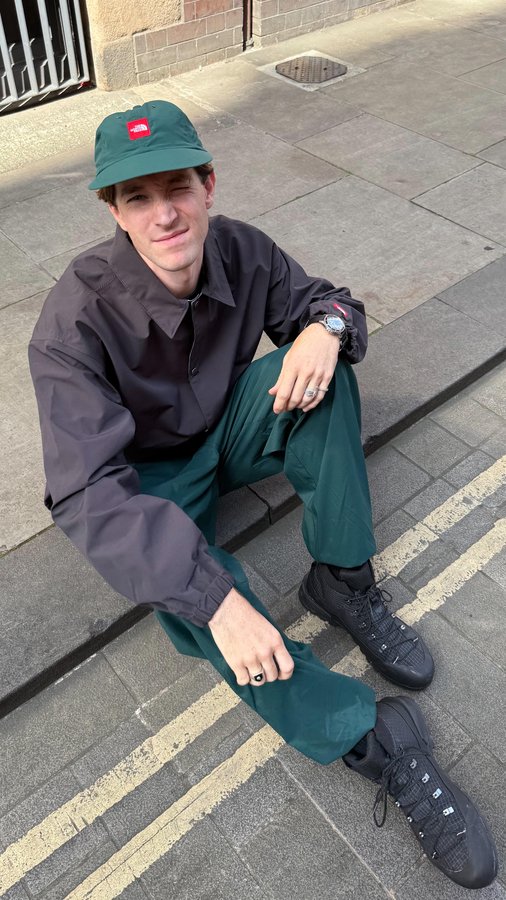 Instagram post by @bengreenie15 for The North Face France. Caption reads: AD / Never stop exploring, even in your own city.....