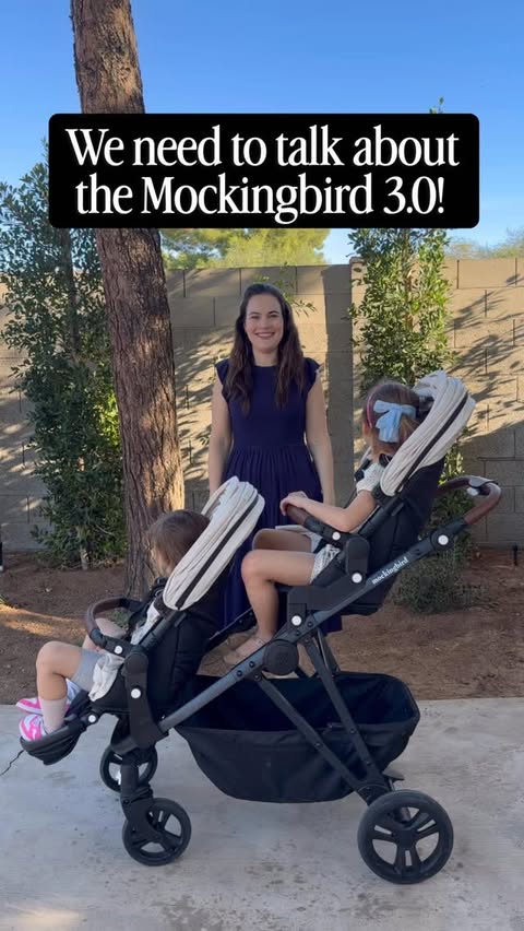 Instagram post by @the_stroller_mom for Mockingbird. Caption reads: [...] upgrade and we need to talk about the....