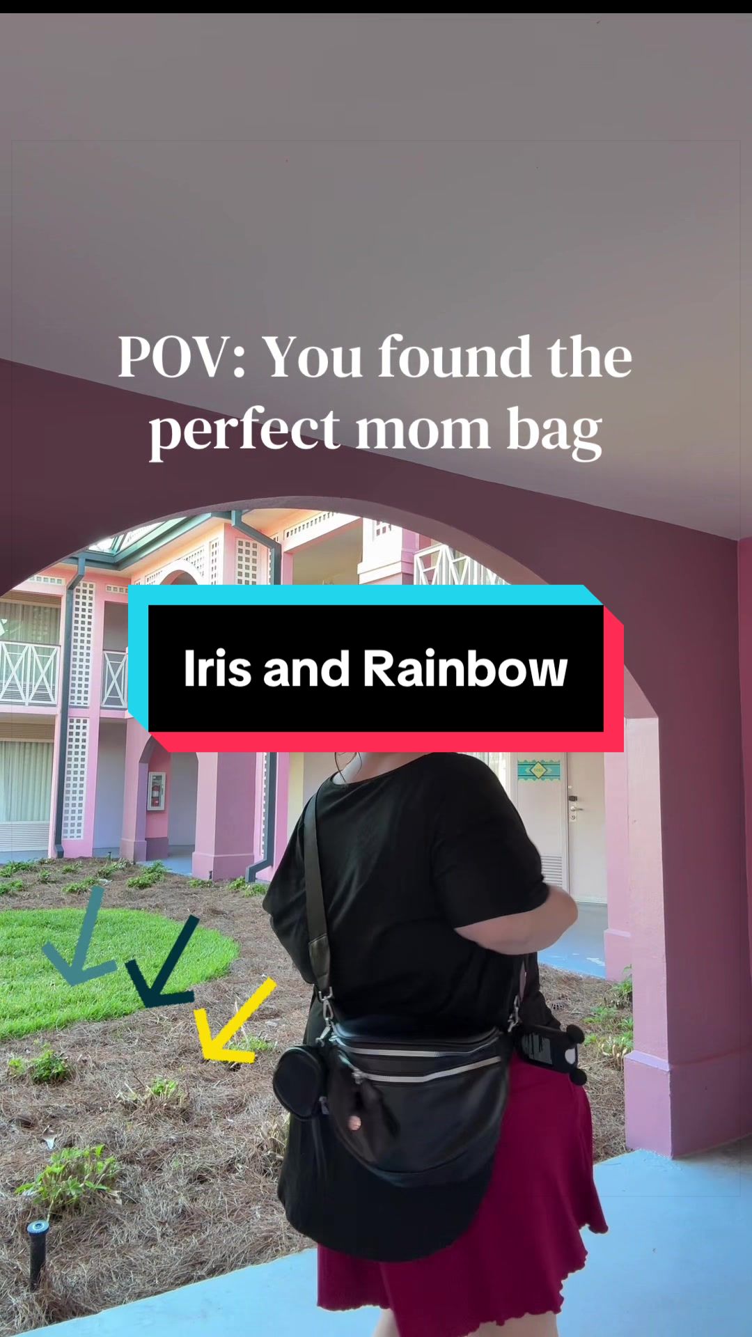 TikTok post by @love2travel543 for Iris And Rainbow. Caption reads: The perfect bath literally holds so much you can....