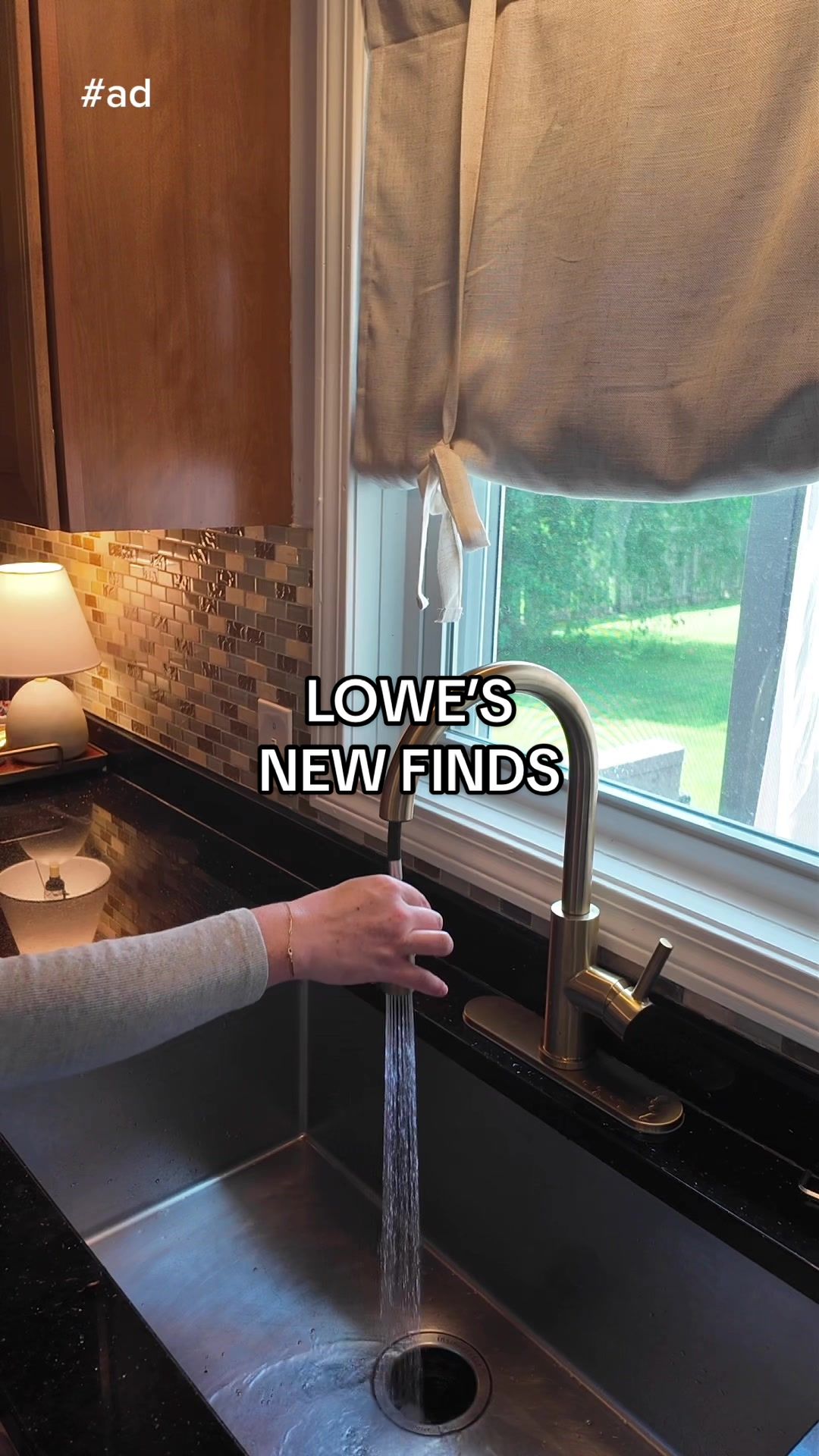 TikTok post by @lilywfhm for MagicLinks. Caption reads: #ad Check out Lowe’s new finds in my bio for some....