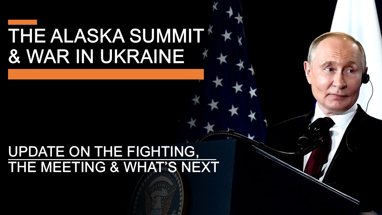 YouTube post by @PerunAU for Washington Post. Caption reads: The Alaska Summit and the War in Ukraine - The....