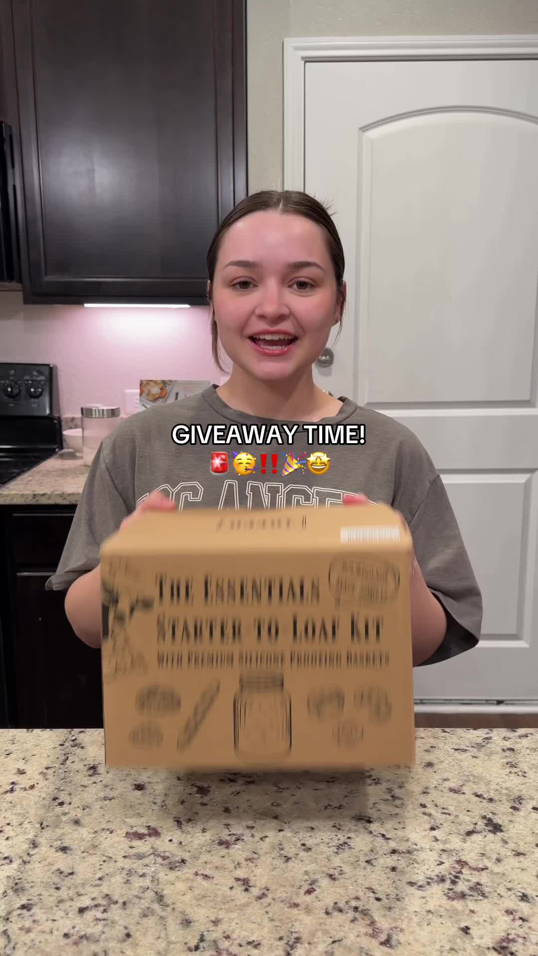TikTok post by @charlizesharber for JoeCo. Caption reads: I’m SO EXCITED for this giveaway 🤩 @JoeCo Enter....
