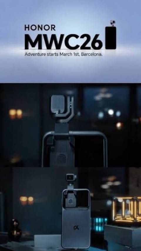 Instagram post by @blog_by_madi for Honor. Caption reads: [...] just got a lot more interesting… 🤖📱🔥....