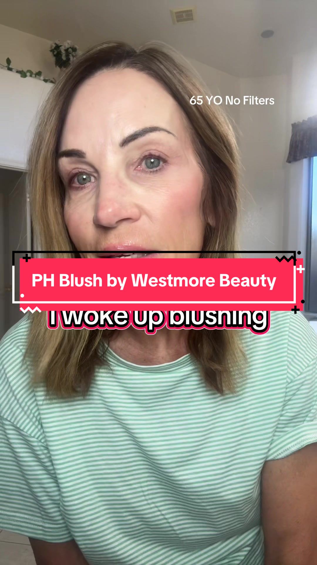 TikTok post by @gramgramcracker7 for Westmore Beauty. Caption reads: [...] This PH Blush from Westmore Beauty is....