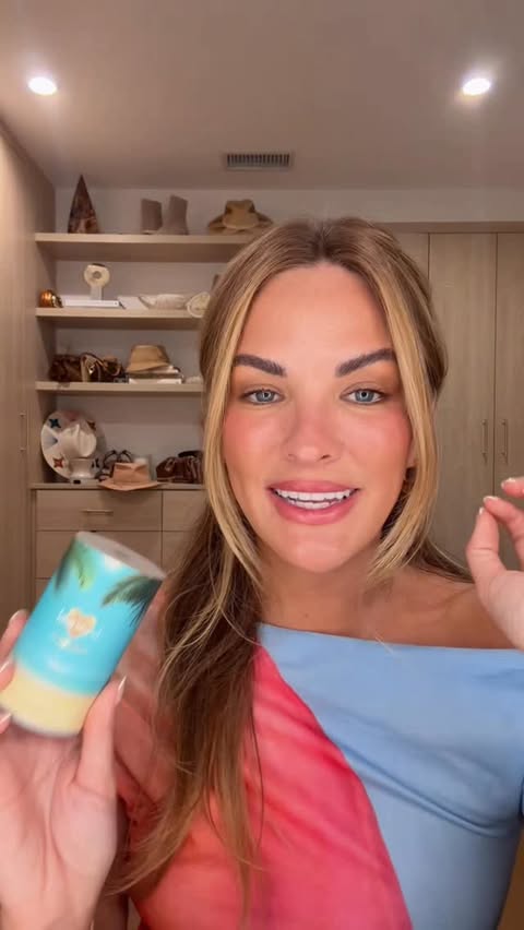 Instagram post by @beccatilley for Scentbird. Caption reads: [...] impression. The new Love Island x @scentbird....