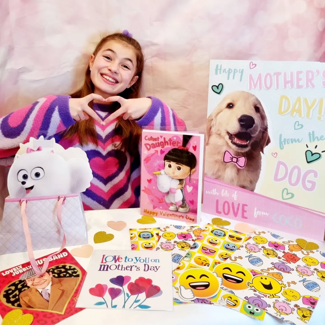 Instagram post by @gracesummerivyandmummy for Danilo Calendars. Caption reads: Ad| Love is in the air ❤️

 We have a busy couple....