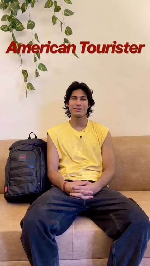 Instagram post by @gaurav_bora for American Tourister. Caption reads: [...] game needs a game plan. 🏏⚽🎒 The American....