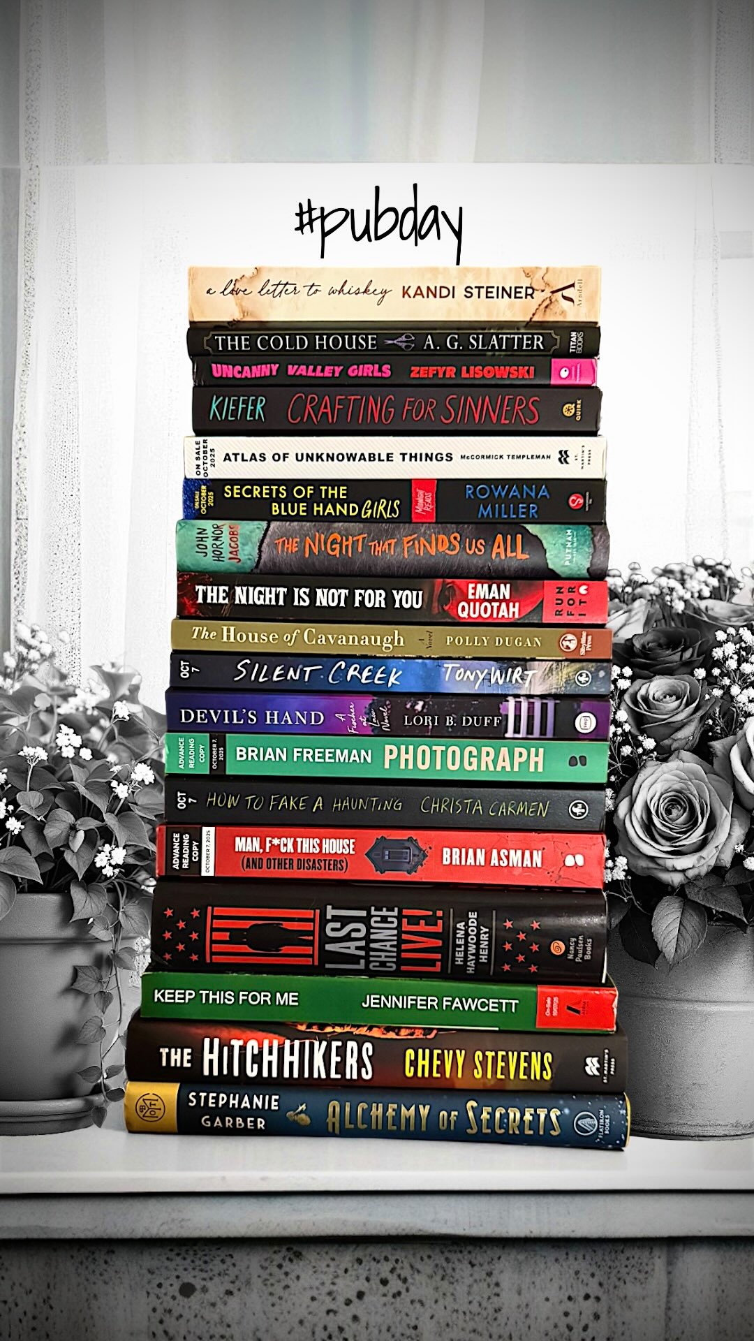 Instagram post by @bookgirlbrown_reviews for Putnam Books. Caption reads: PUB✶DAY
#ad much love for my advance copies....