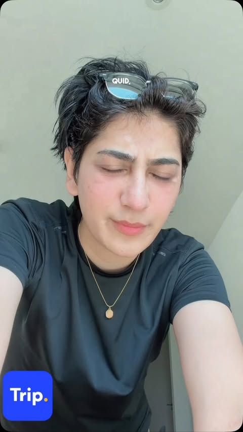 Instagram post by @itsdanial2023 for Trip.com. Caption reads: Use my promocode HOT3 and Trip.com Summer Sale is....
